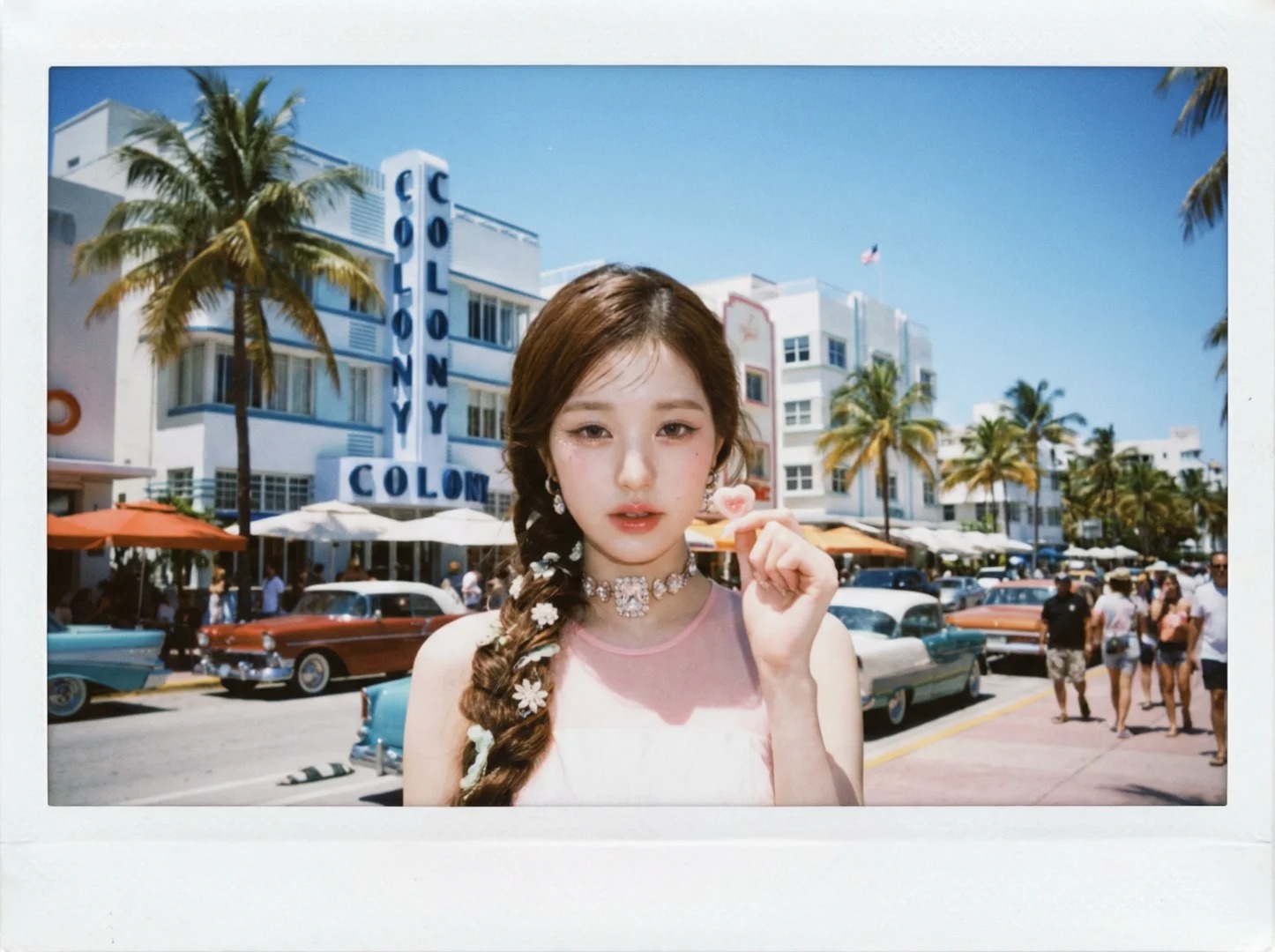 Output using a Polaroid-inspired camera preset.