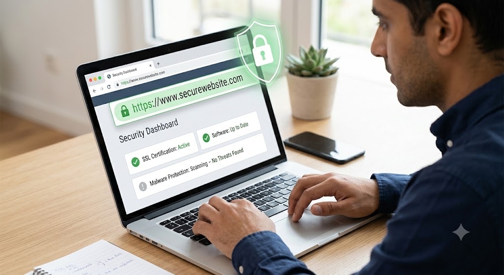 3. Implement HTTPS and website security