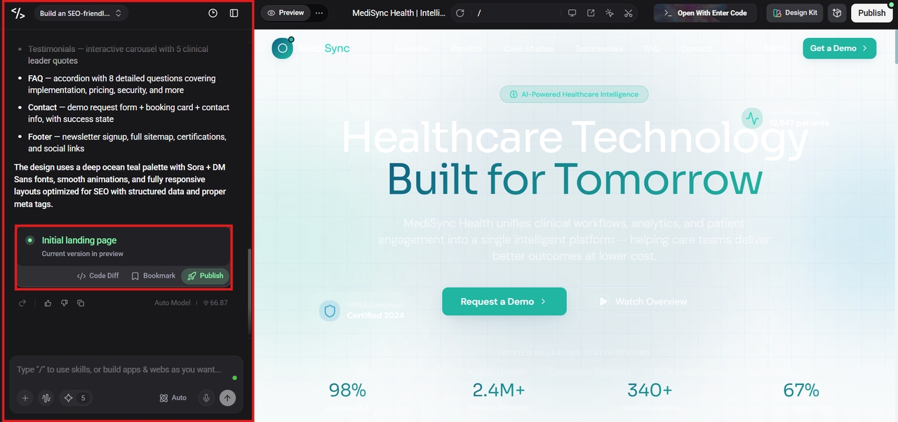Customize your website. 