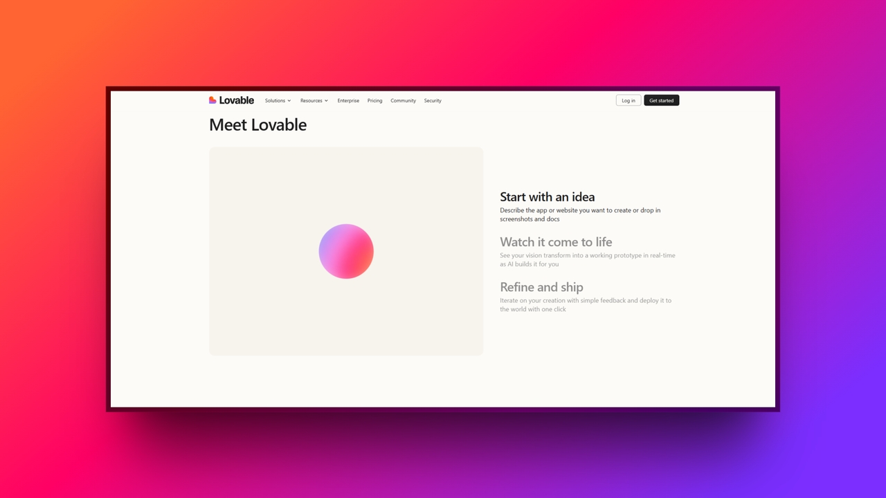 Lovable's workflow
