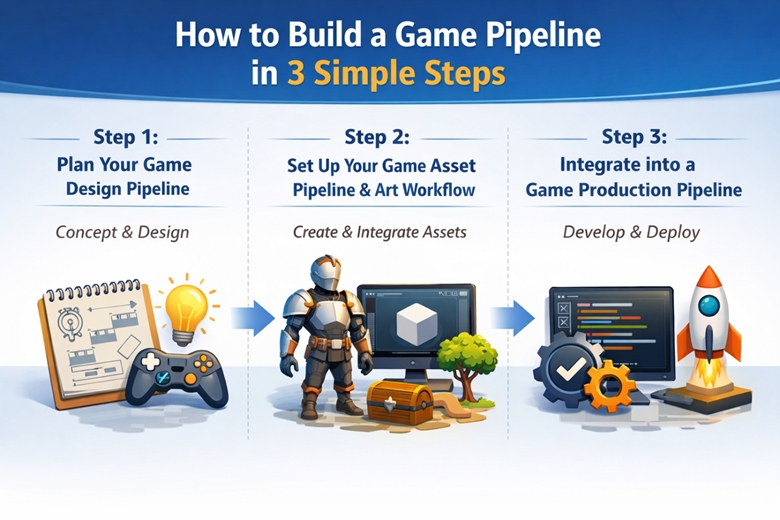 Game Dev Pipeline Guide 2026: Design to Production Workflow