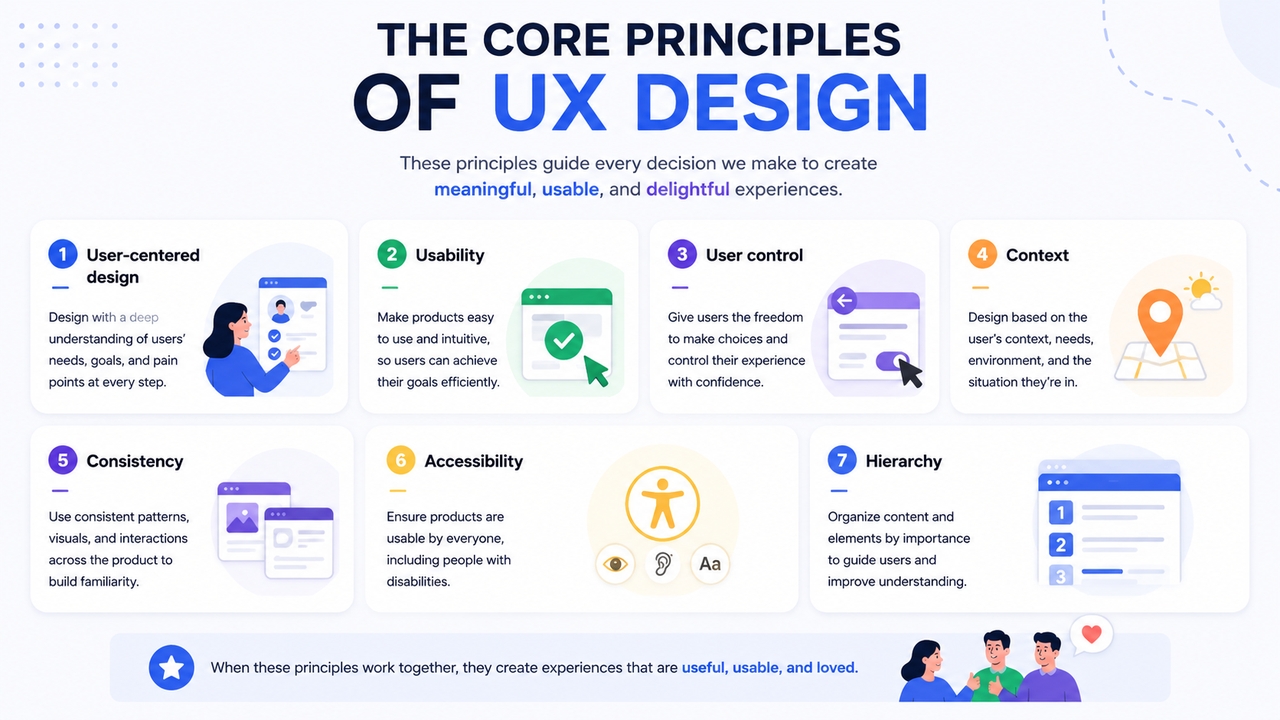 The core principles of user experience design