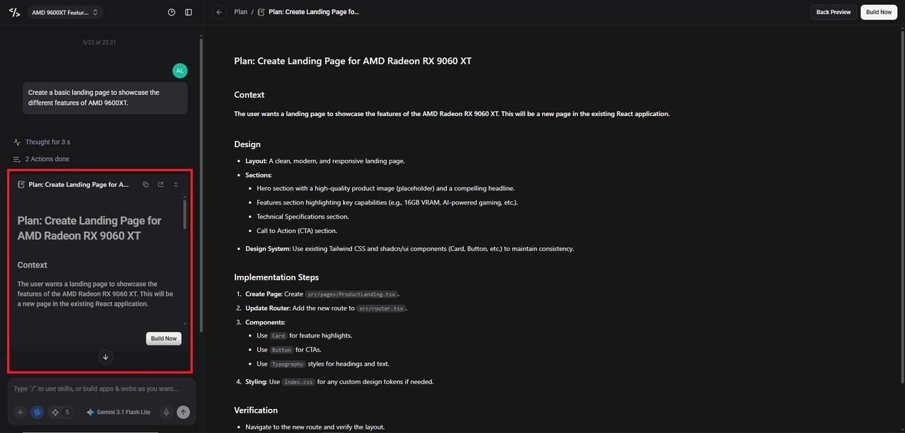 Build your app or website