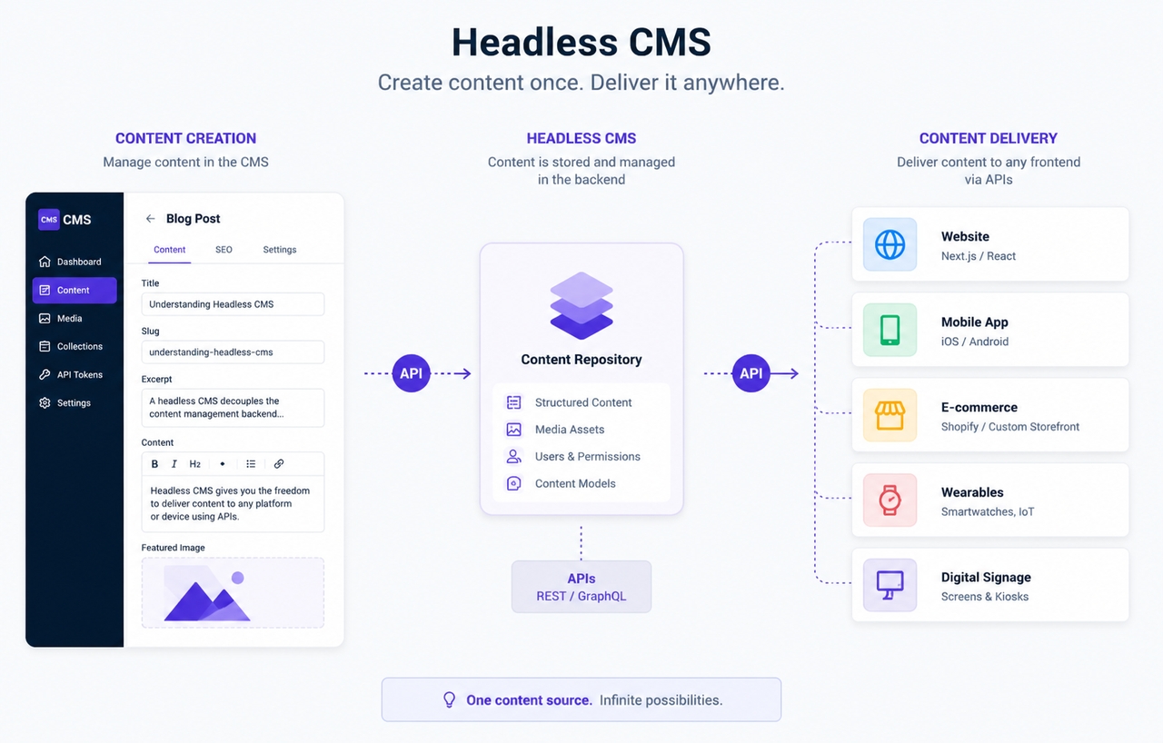  What is a headless CMS