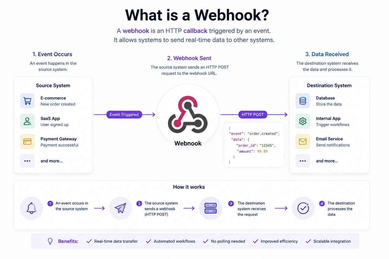 What is a webhook?