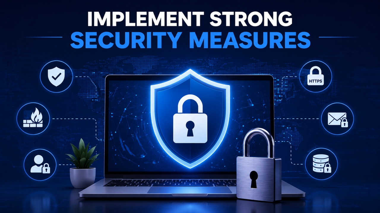 Implement strong security measures
