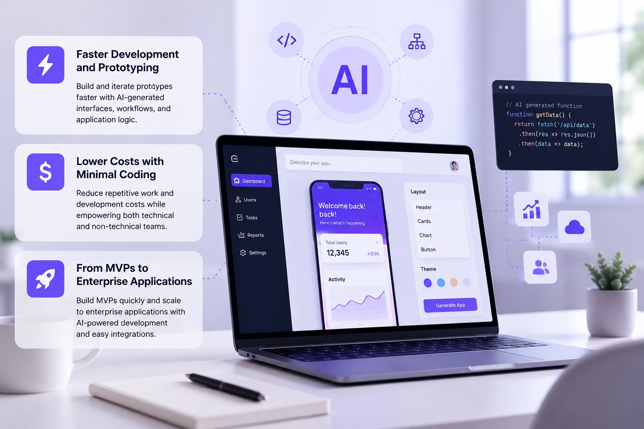 Businesses are using AI for app development