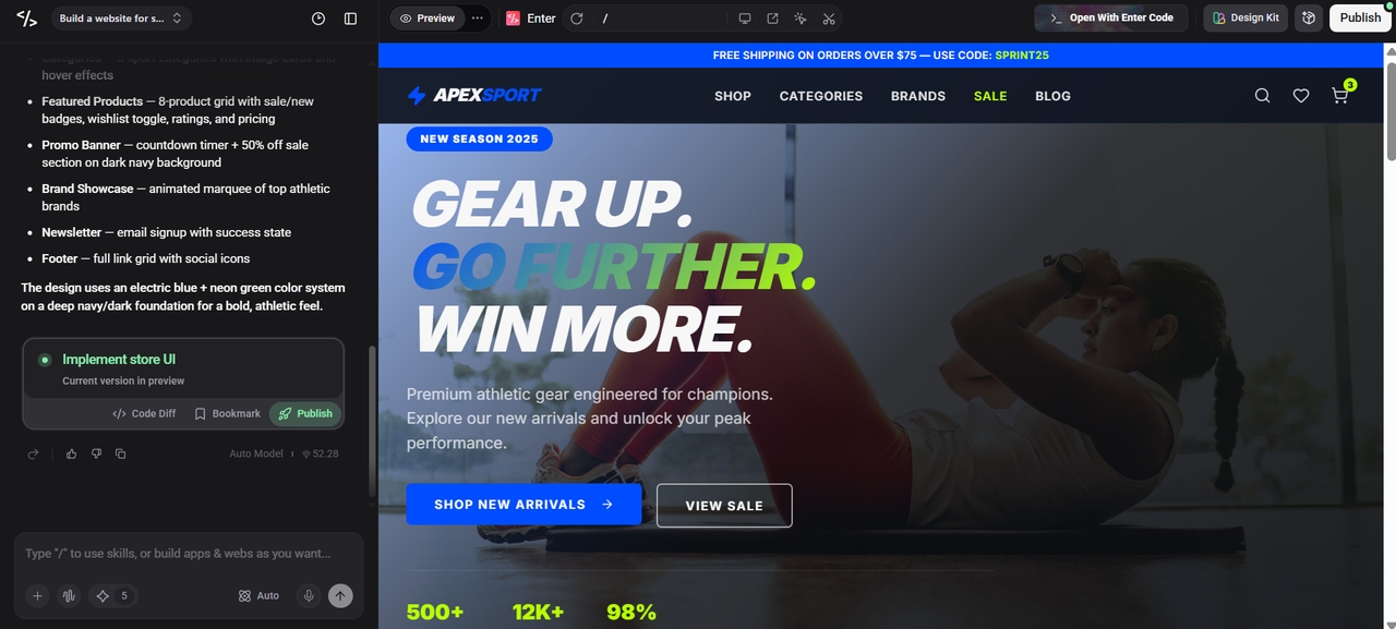 Customize your website