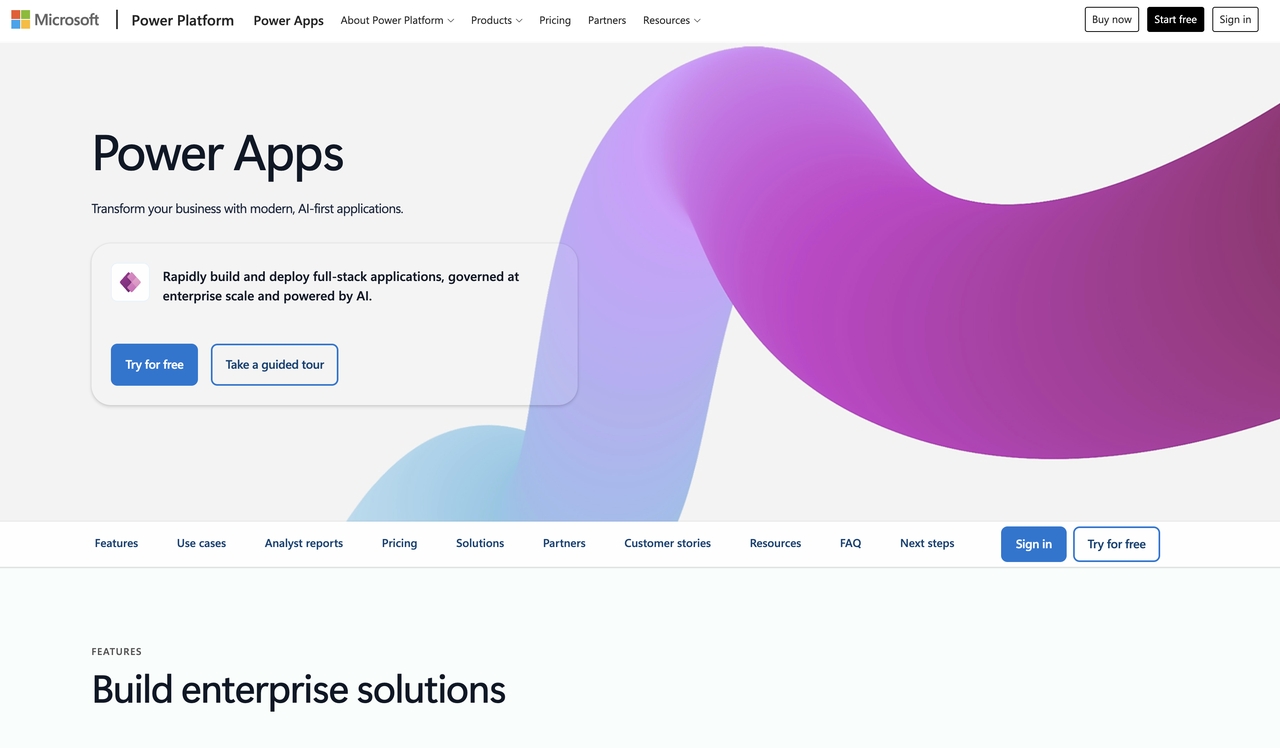 Microsoft Power apps