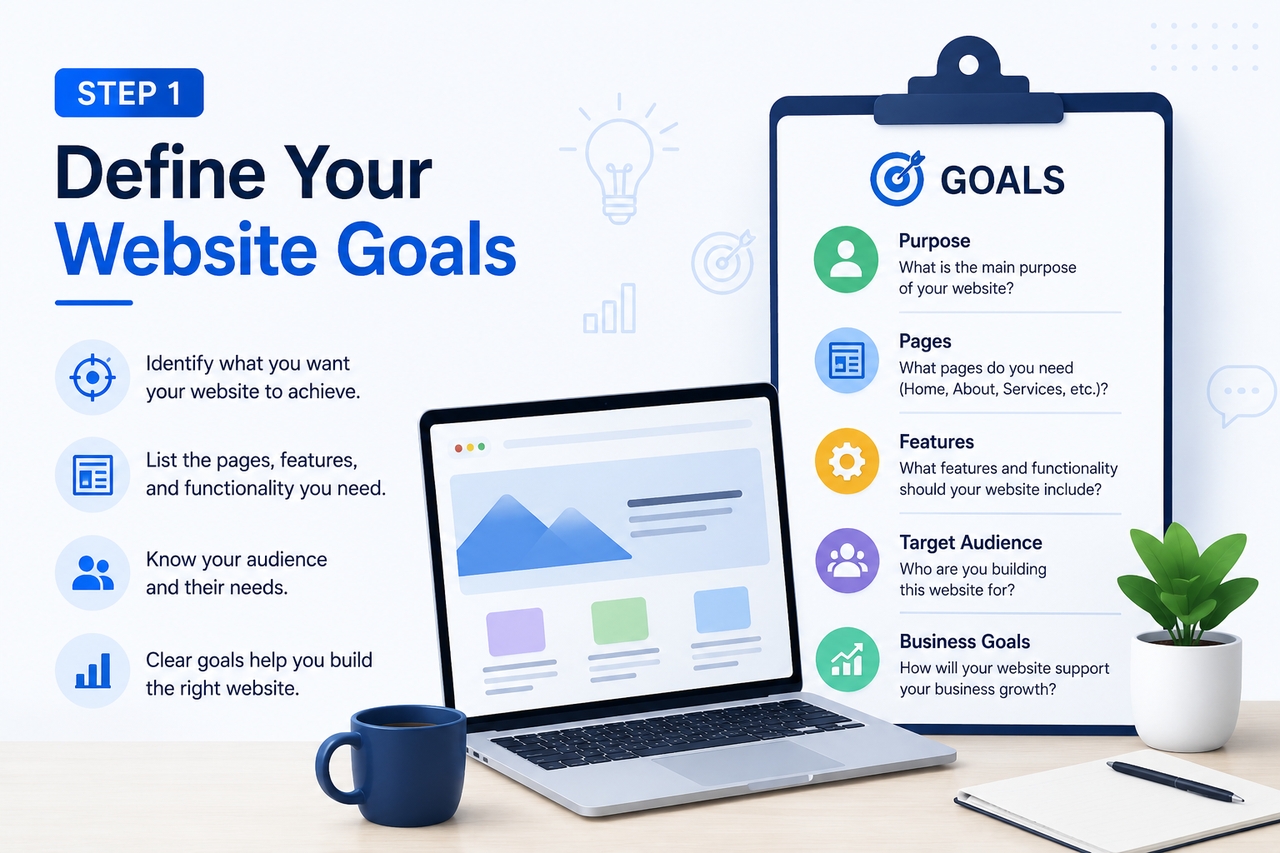 Define your website goals