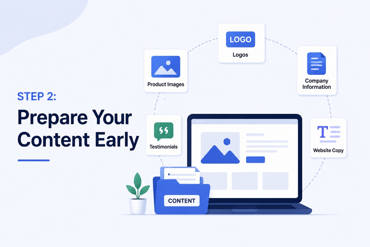 Prepare your content early
