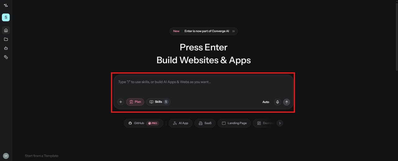Create a new project