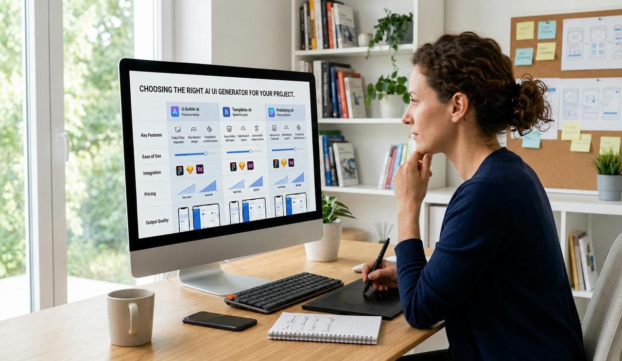 choose the right AI UI generator for your project