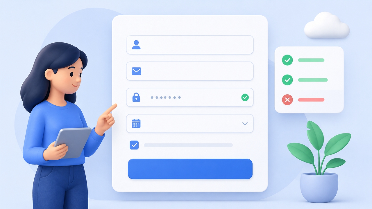 Design user-friendly forms