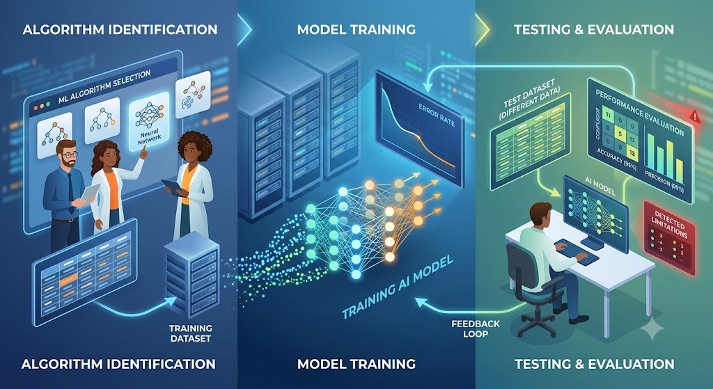 4. Train and test your AI model