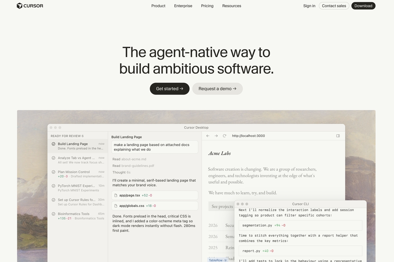 Curser—AI-native code editor
