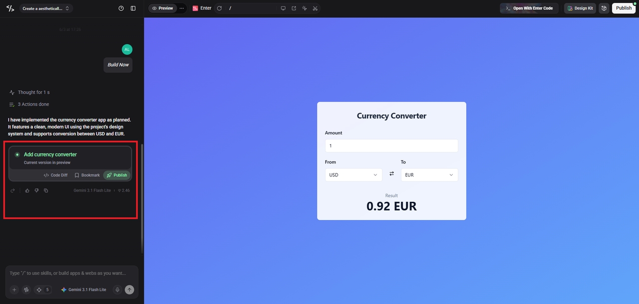 Deploy your app or website