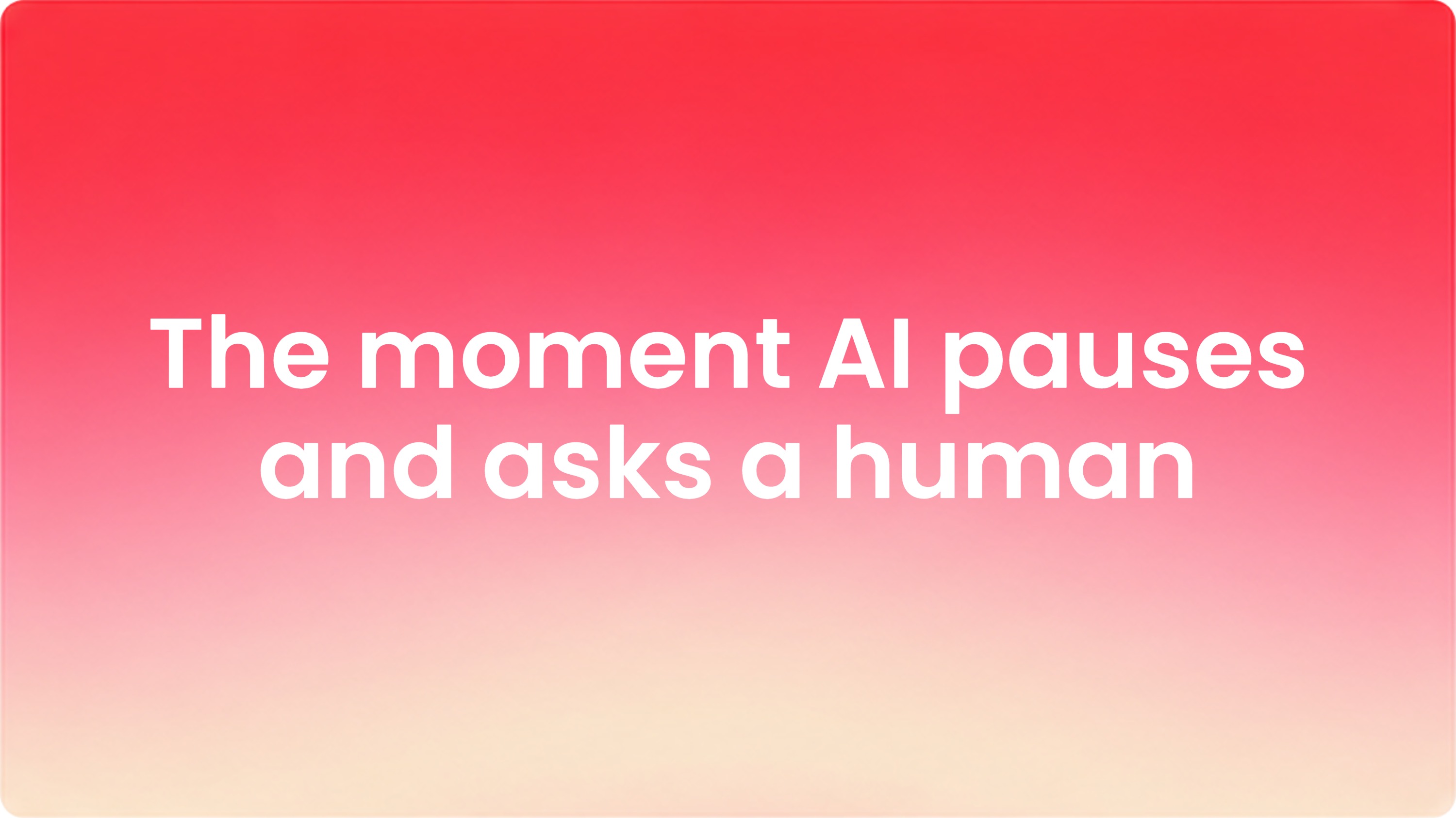 HumanMCP — When AI Knows to Ask for Help