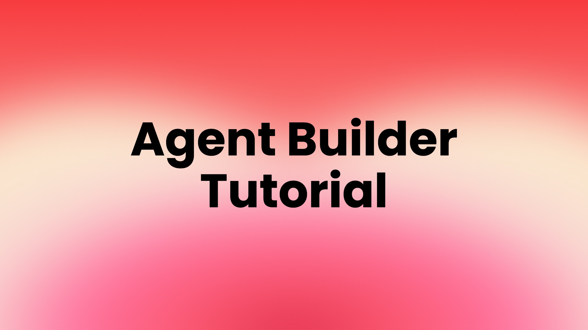 How to Build Your First AI Agent with Enter Agent Builder