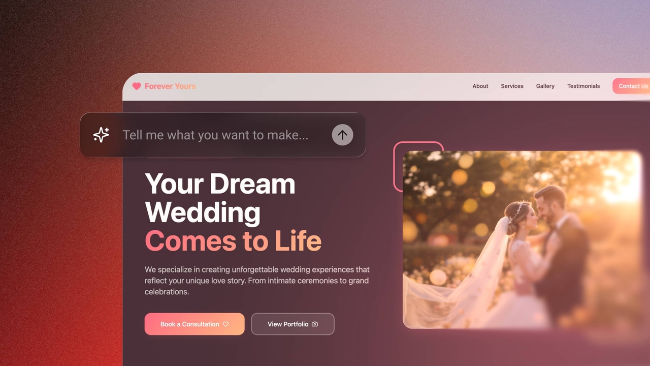 Free Wedding Website Maker: Build Your Site with AI