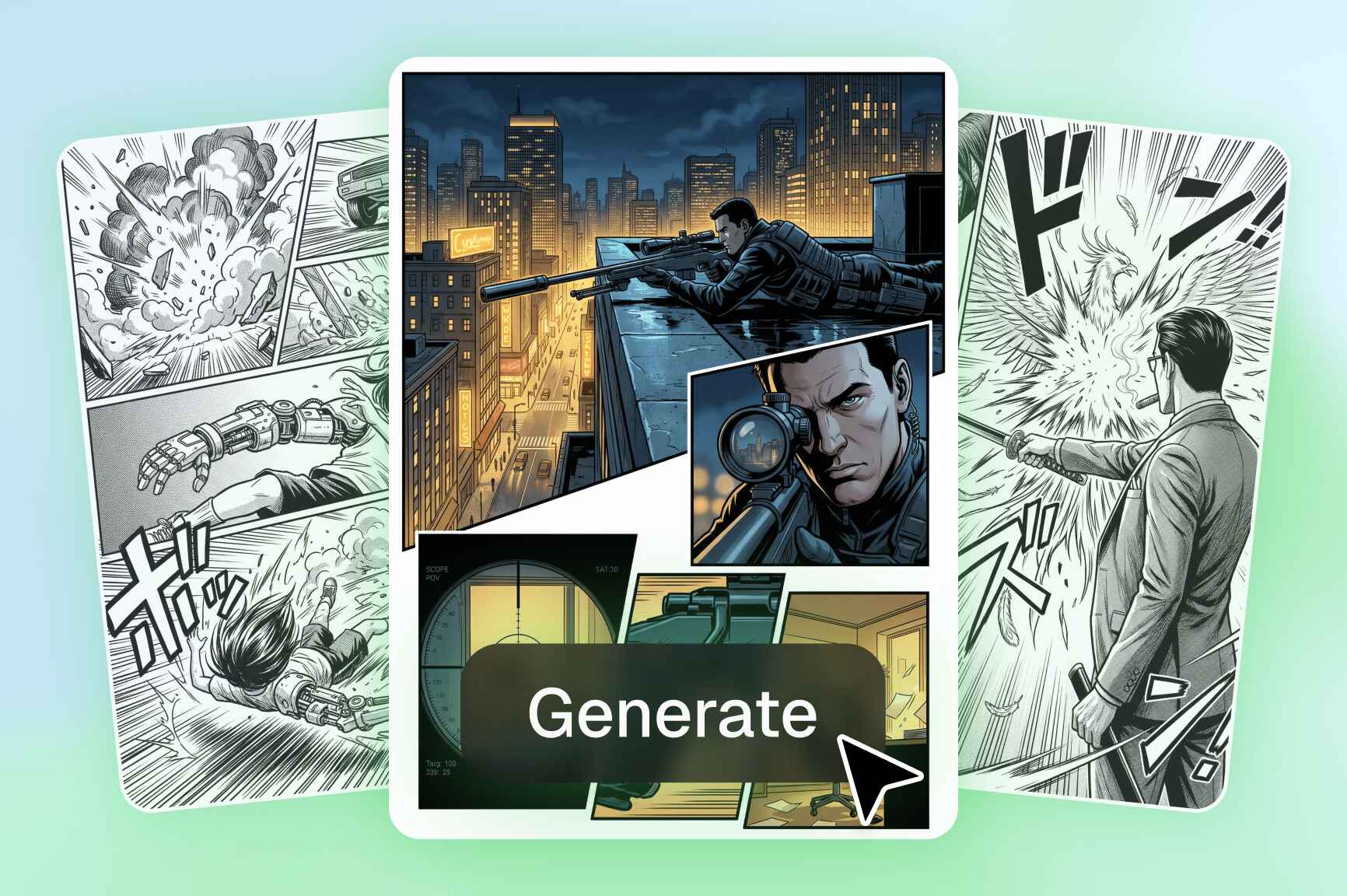 El mejor generador de manga con IA: Convierte texto en arte manga fácilmente