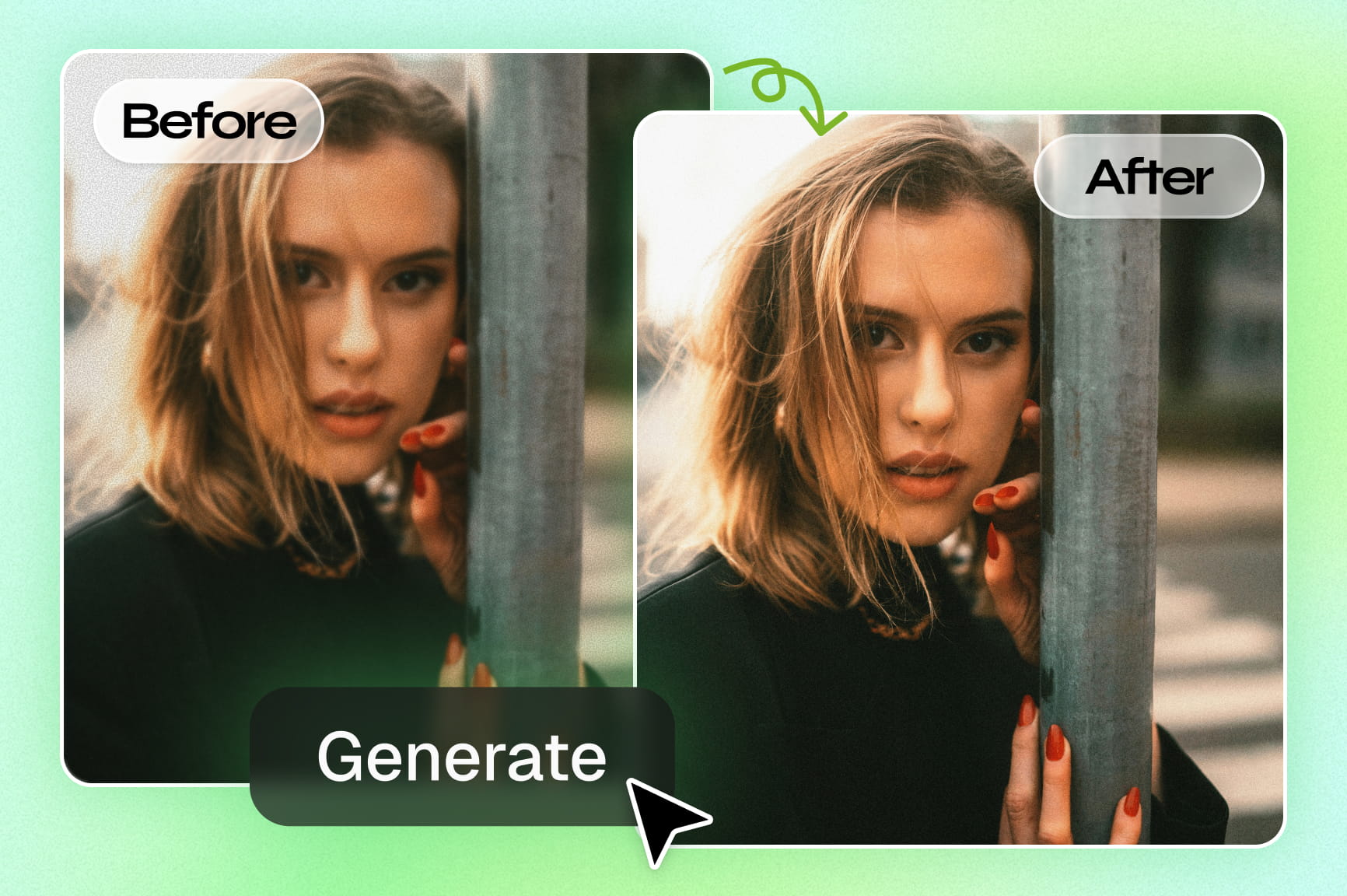 Mejorador de fotos con IA: Mejora la calidad de las fotos en línea gratis