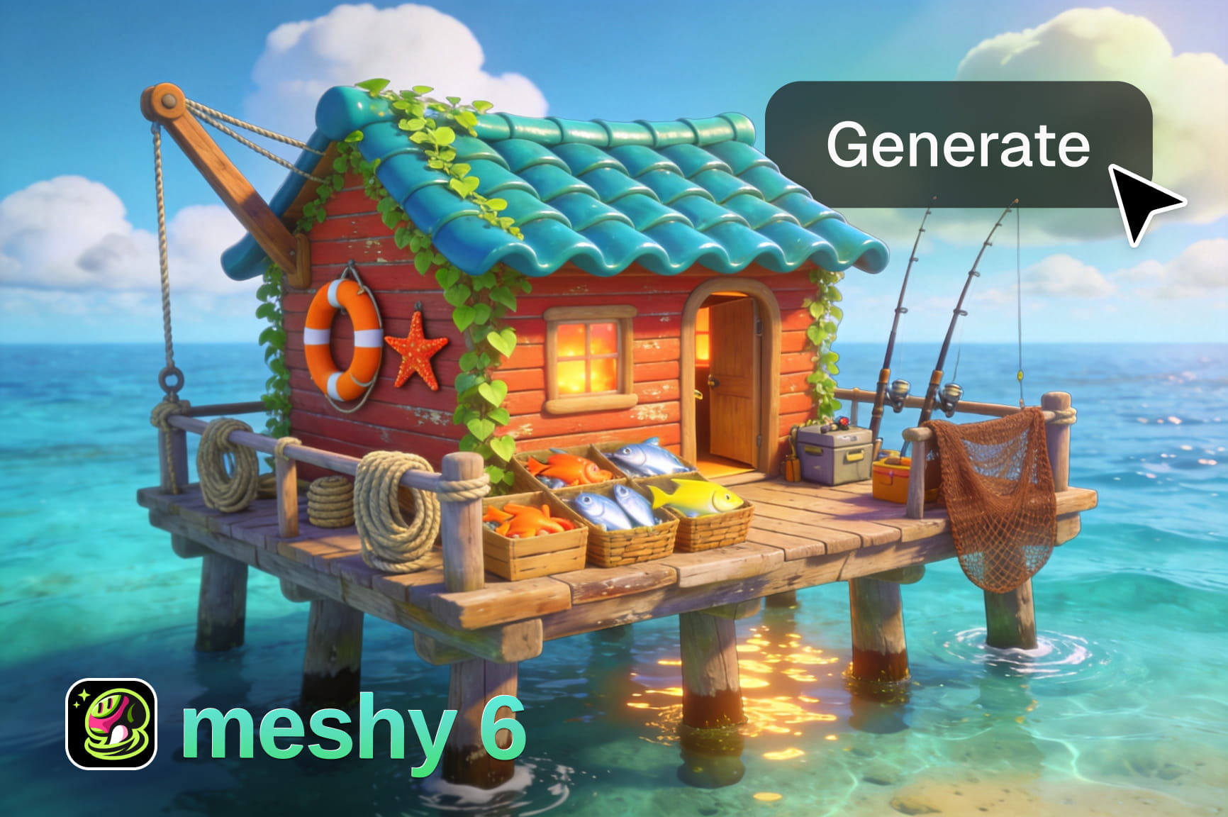 Meshy 6 Texto a 3D: Modelado de IA de próxima generación en Framia Pro