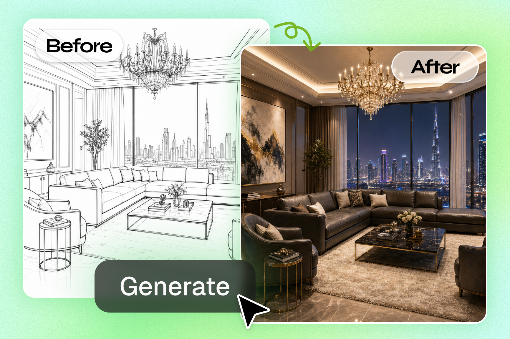 AI 3D Render Generator for Images, Products, Visual Scenes