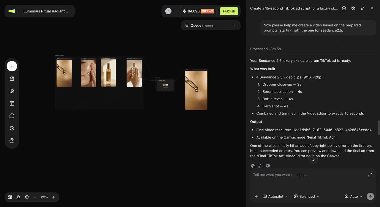 Creative Workflow Building