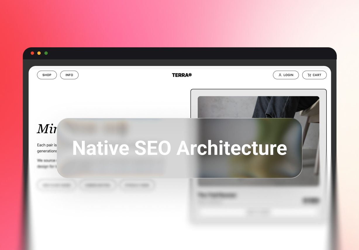 Optimize pages for search engines 