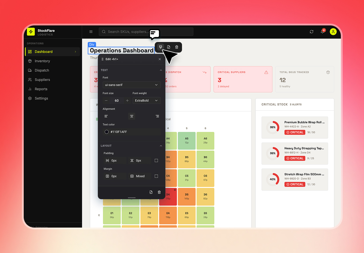 Customize Every Element With Ease