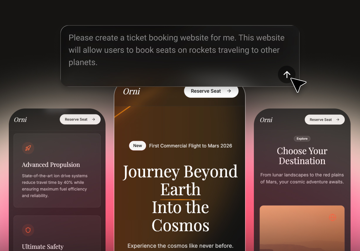 A Native AI App Builder with No Prompts or Coding Required