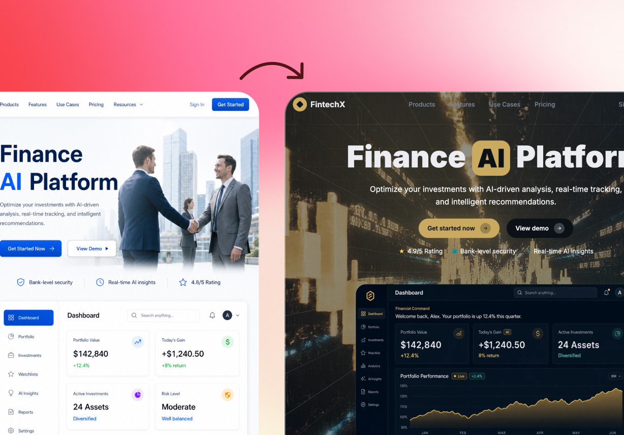 Seamless Old Website Redesign with AI Website Builder