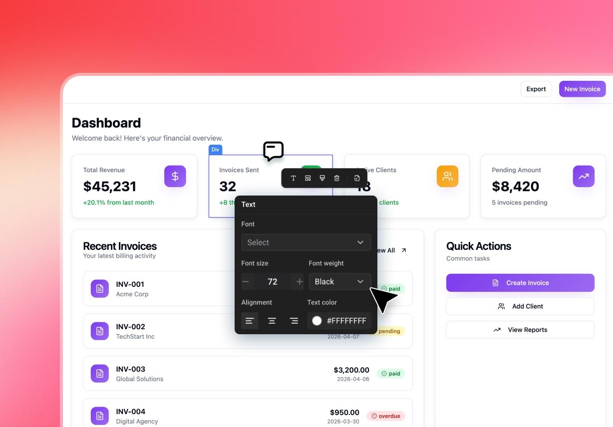 Intelligent UI & Layout Optimization