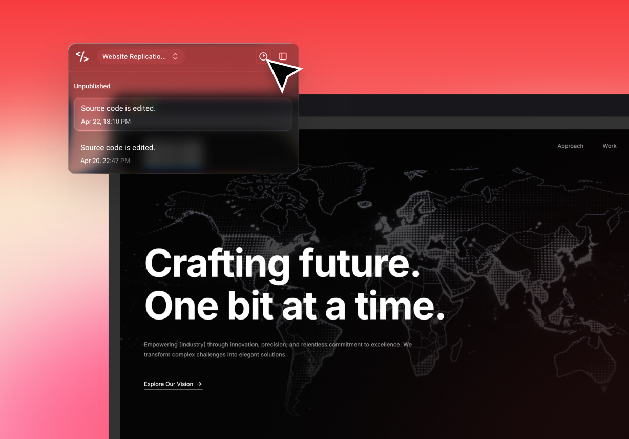 - Live Preview and Version Control