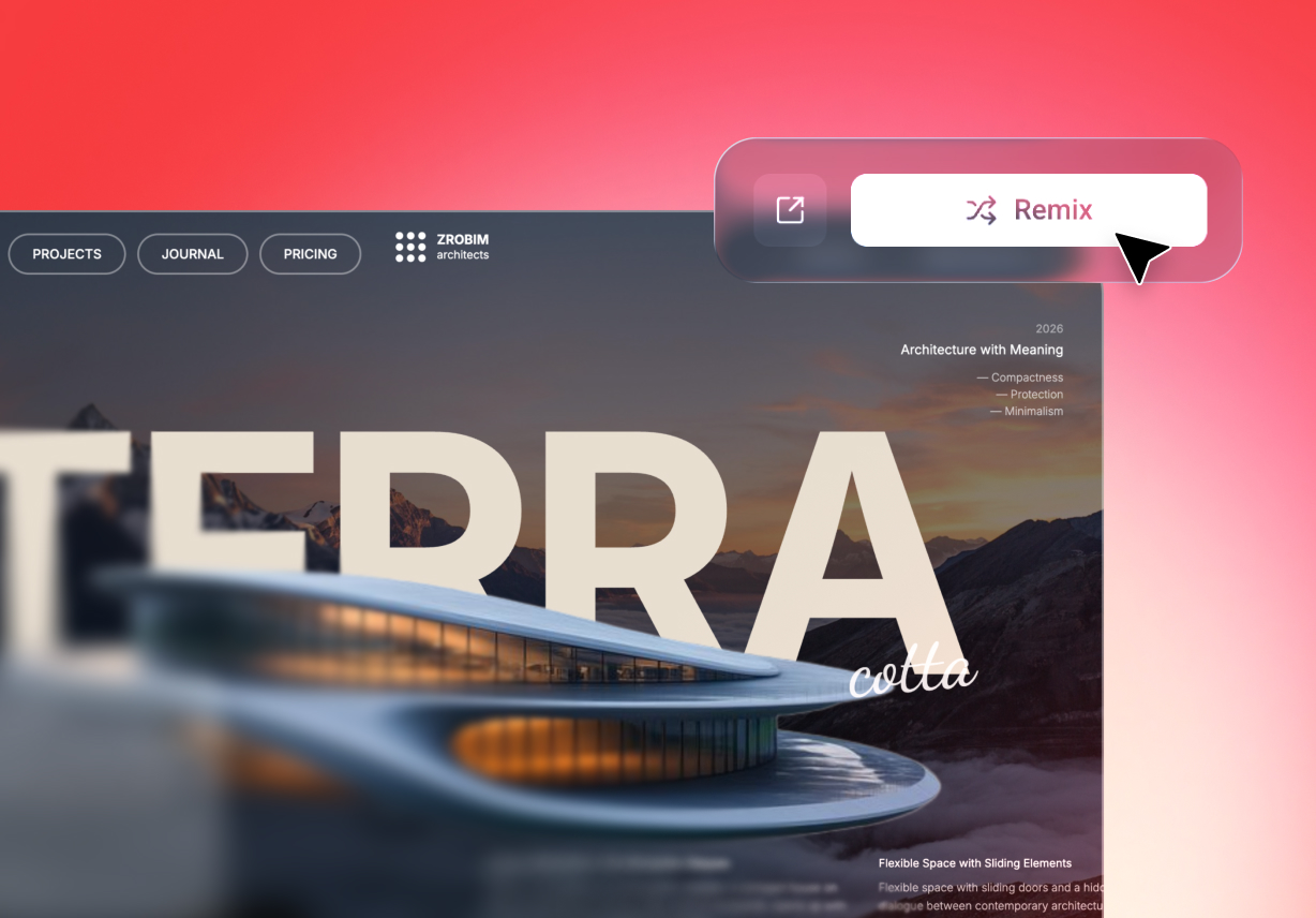 One-click template remixing