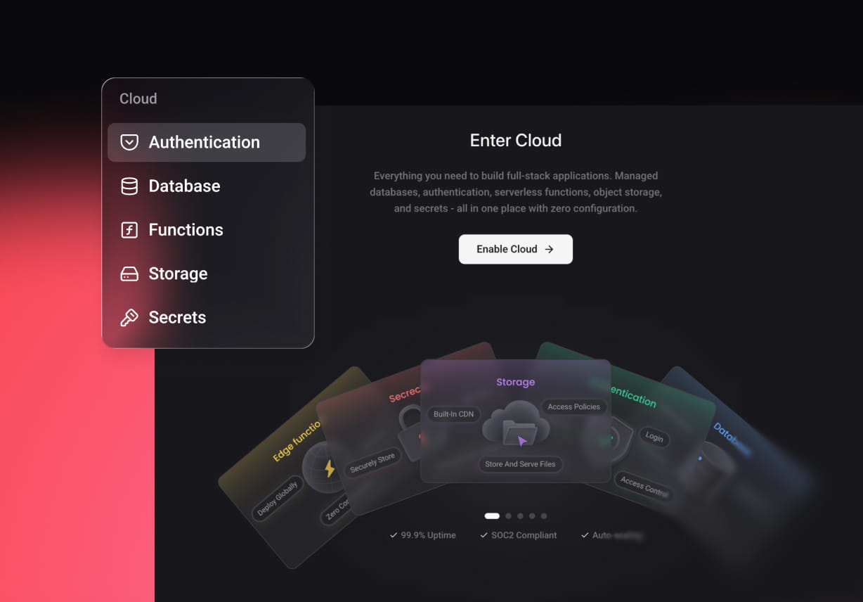 Instant Infrastructure and One-Click Launch 