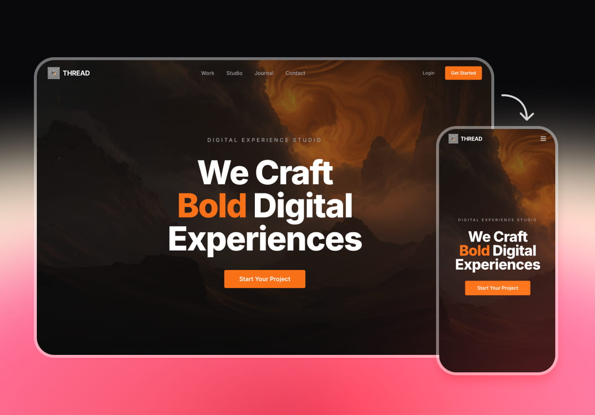 Responsive across all devices