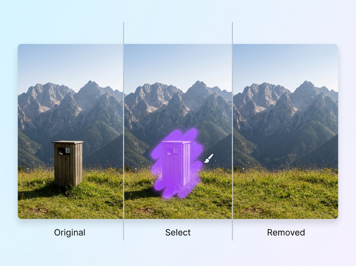 Remove unwanted objects from photos