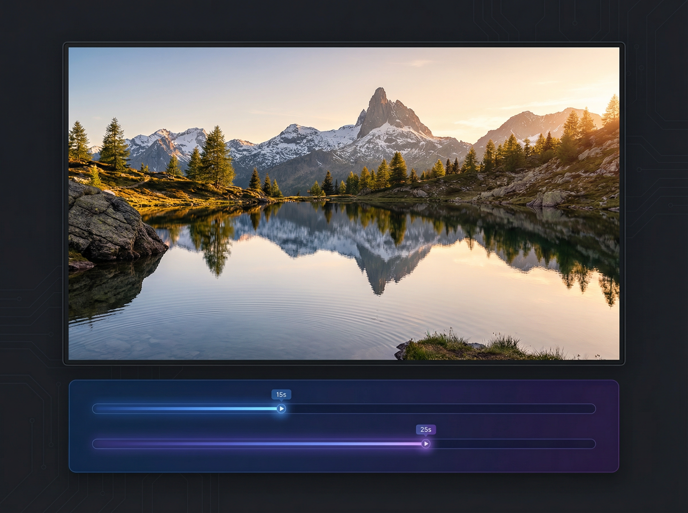 Realistic motion and high-resolution video output