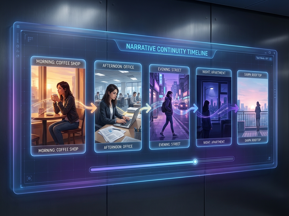 Clear story flow in clips 