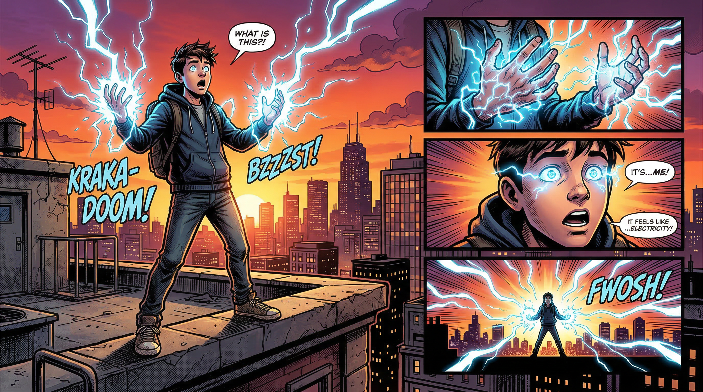 Transform text into stunning comic-style art