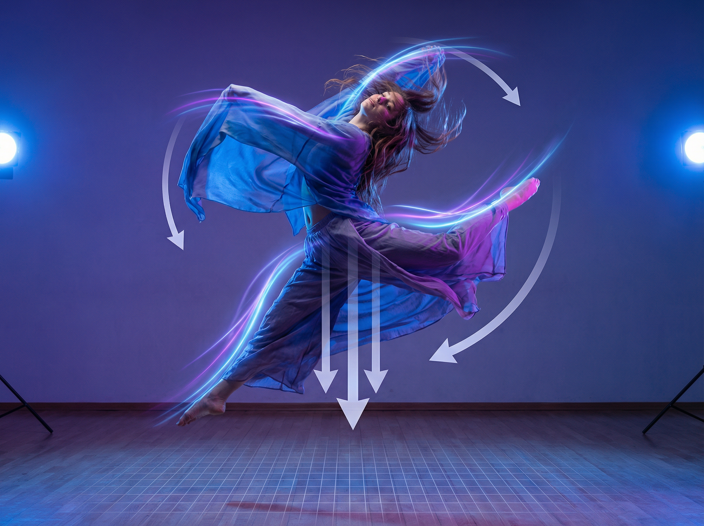 Render realistic human motion and physical interaction