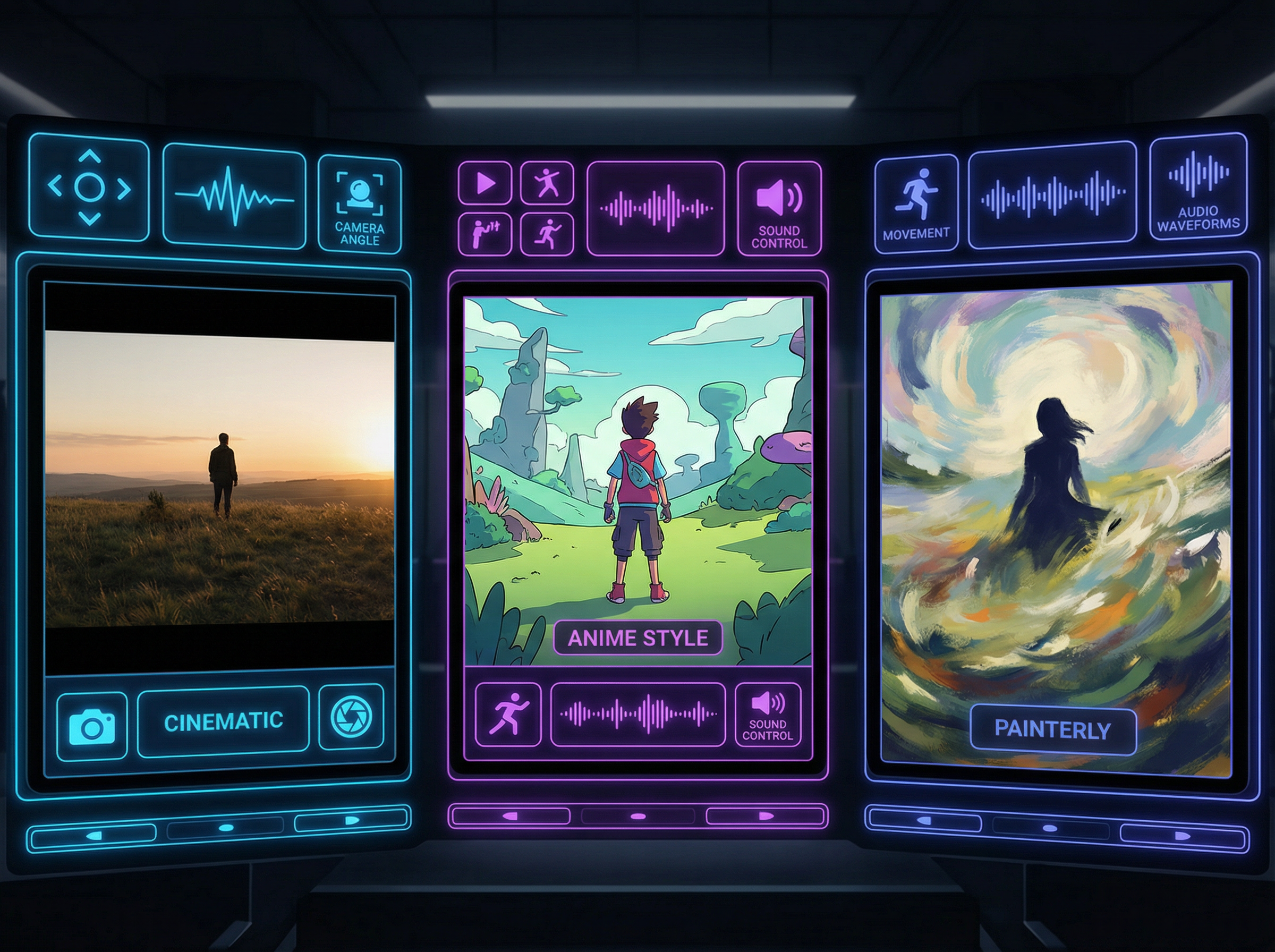 Style, action, and audio control