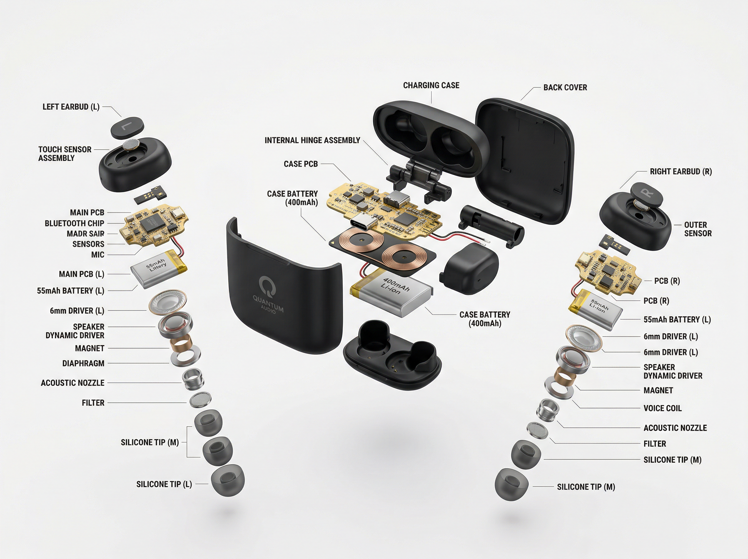 Show product breakdowns with explosion video