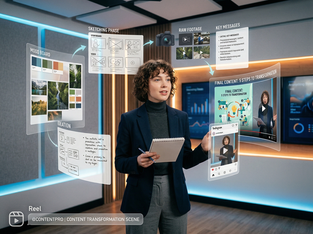 Quickly generate reels from any input