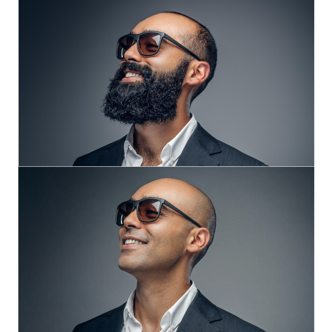 Remove beards with one click