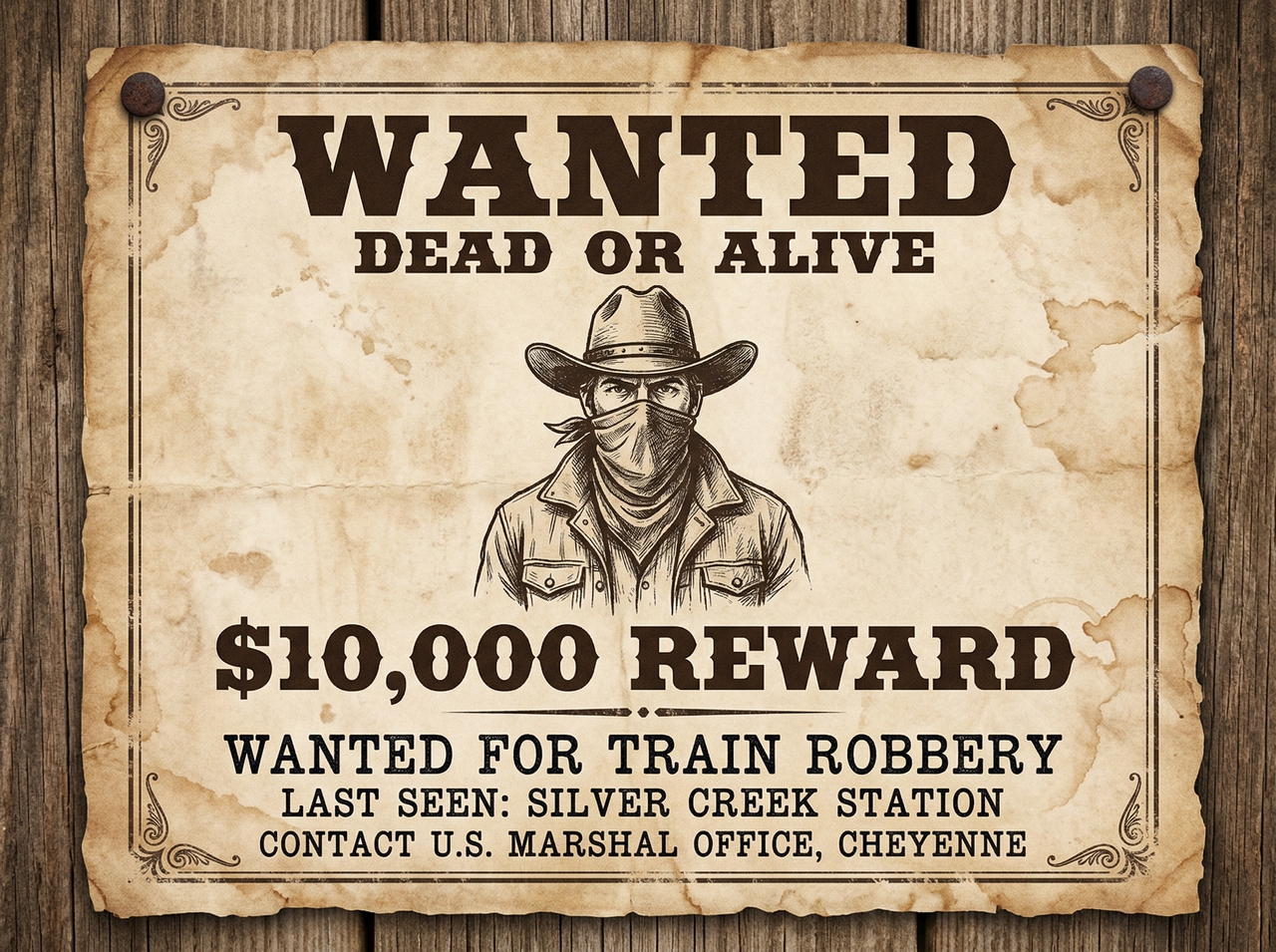 Make wanted posters