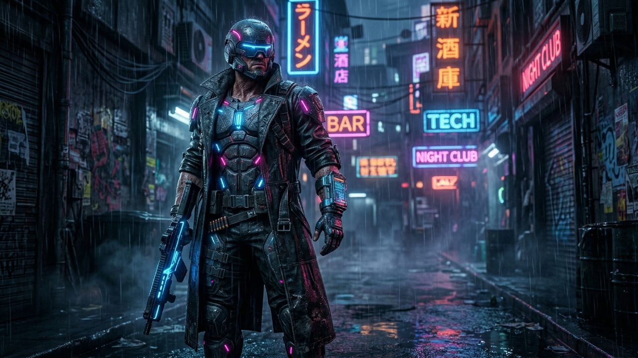 Cyberpunk 3D Render