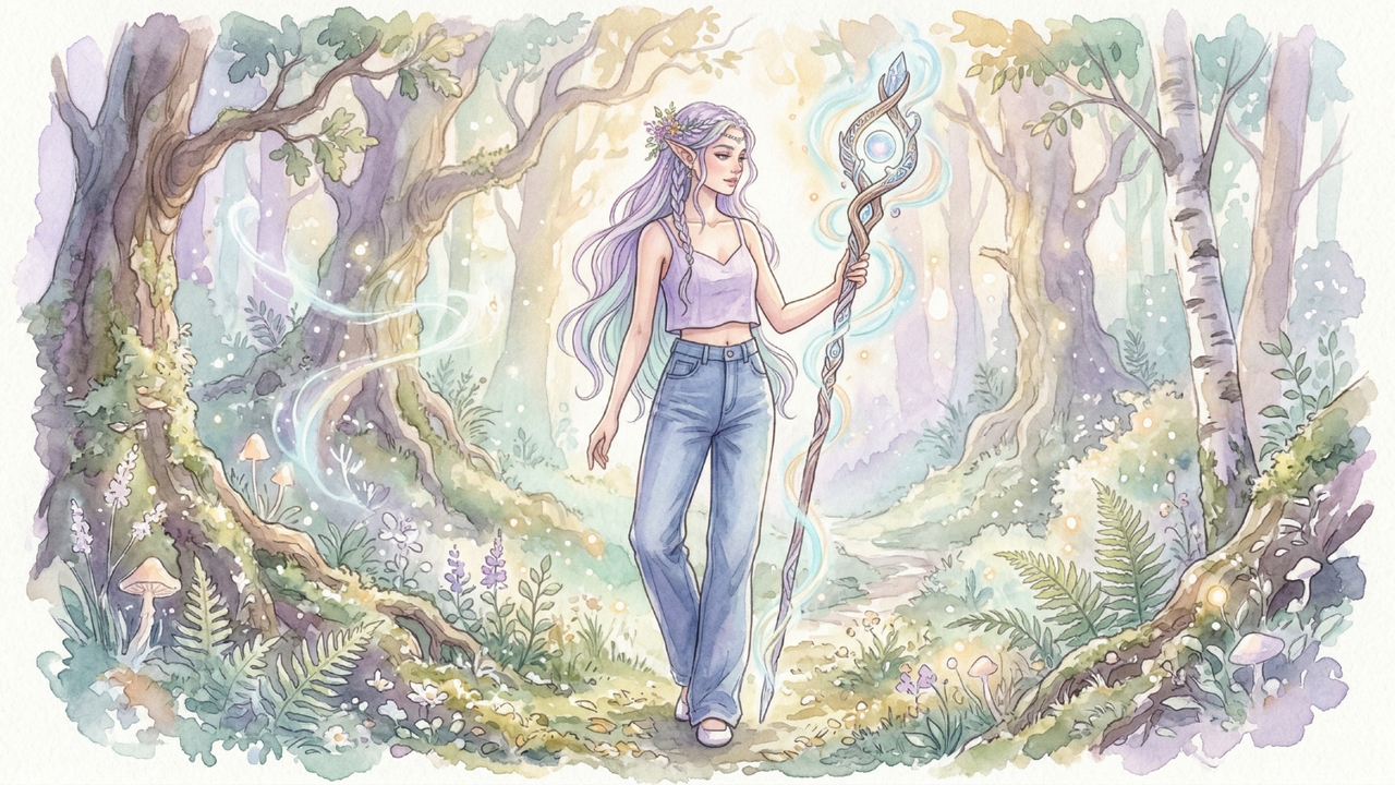 Fantasy Watercolor Style